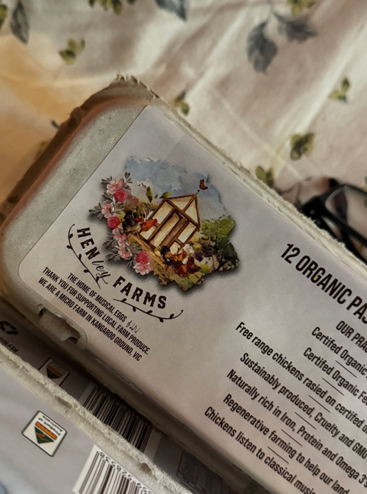 Henley Farm Organic Eggs 800g